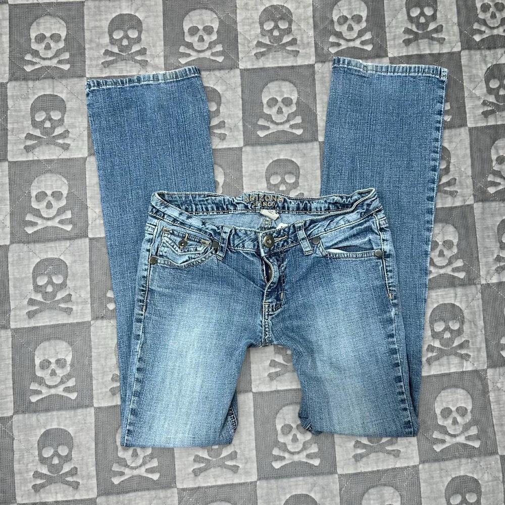 Y2k low rise bootcut jeans
